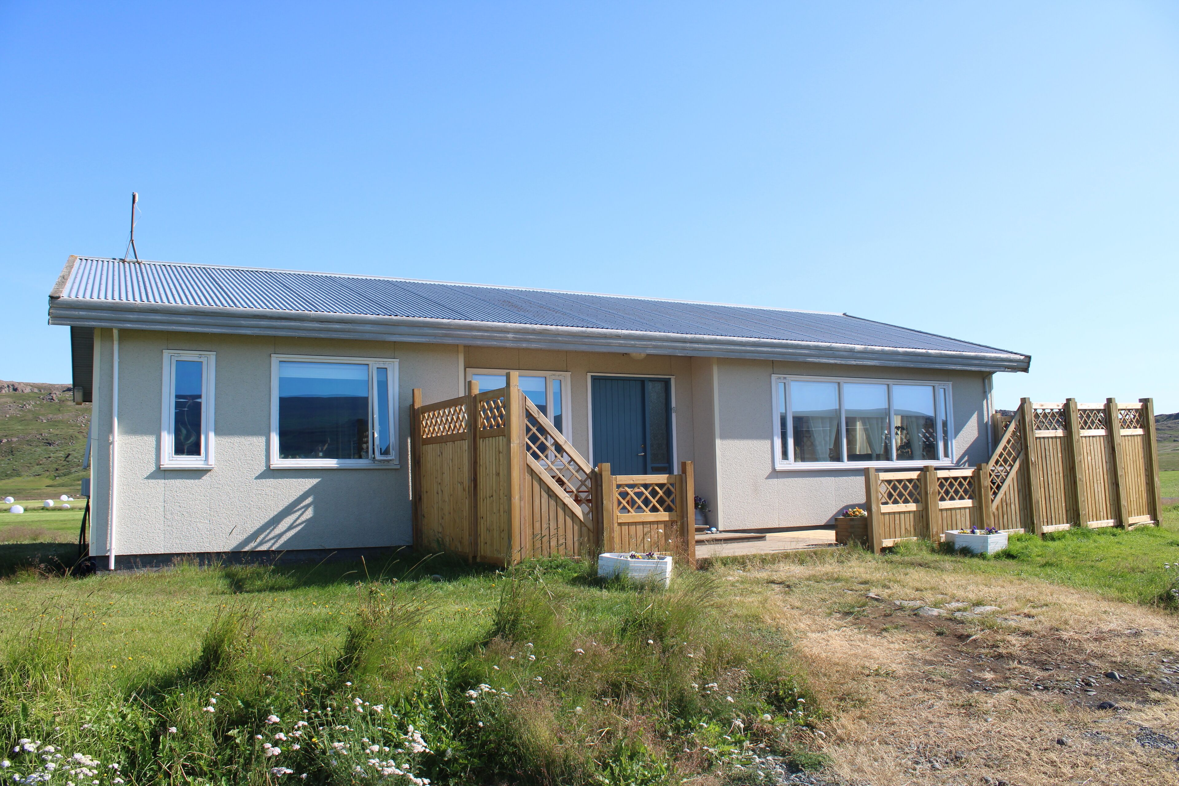 Voorkant van accommodatie