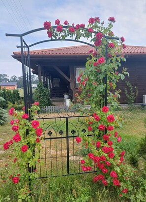 Exterior detail - dom wakacyjny z sauną i jacuzzi 153 m ,3 sypialnie ,10 mni do plaży (Skulsk)