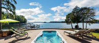 Luxury Lakefront Home - Amazing Views and Sunsets, Swim Spa, Theater, and more!