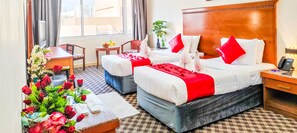 Memory-foam beds, minibar, in-room safe, individually decorated