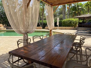 Outdoor dining - Welcome to a place full of history and Mediterranean ease. (Sant Antoni)