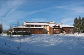 Majoituspaikan julkisivu