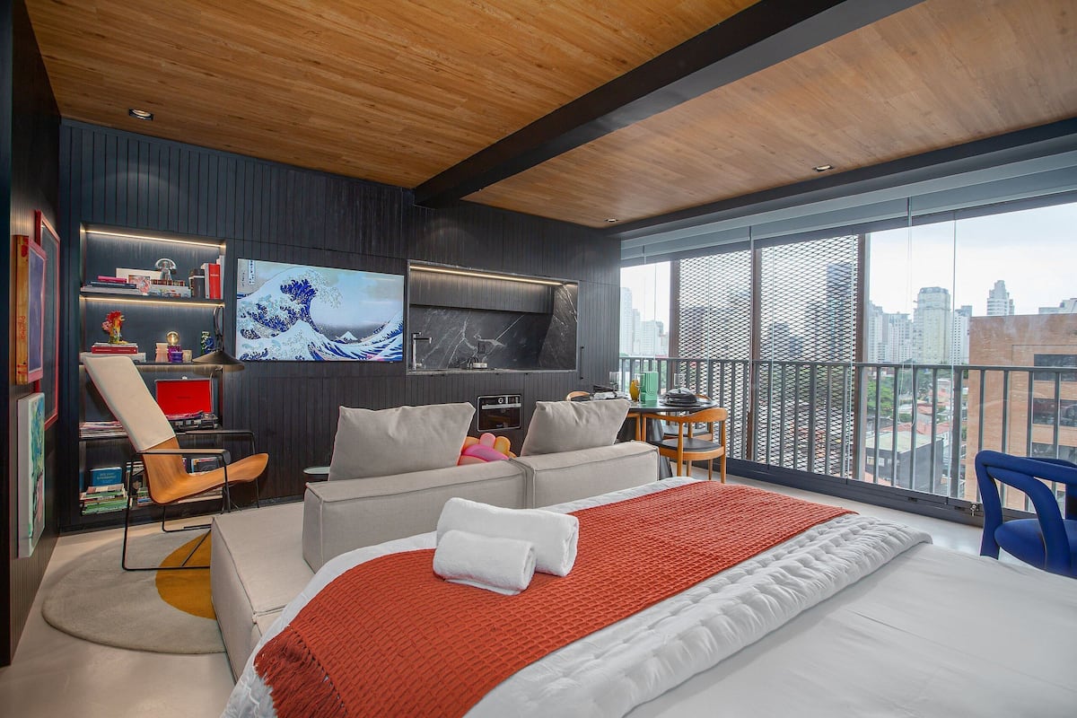 1 habitación y ropa de cama