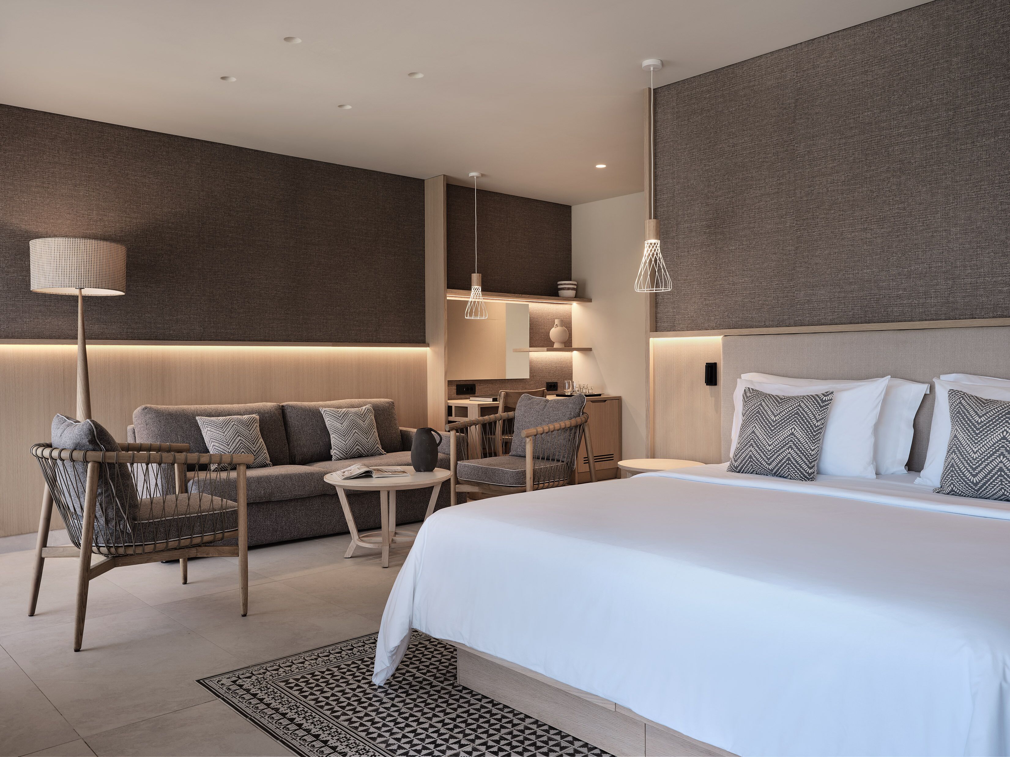 One Bedroom Panoramic suite Sea View with Private Pool & Hot Tub | Premium bedding, down comforters, memory foam beds, in-room safe