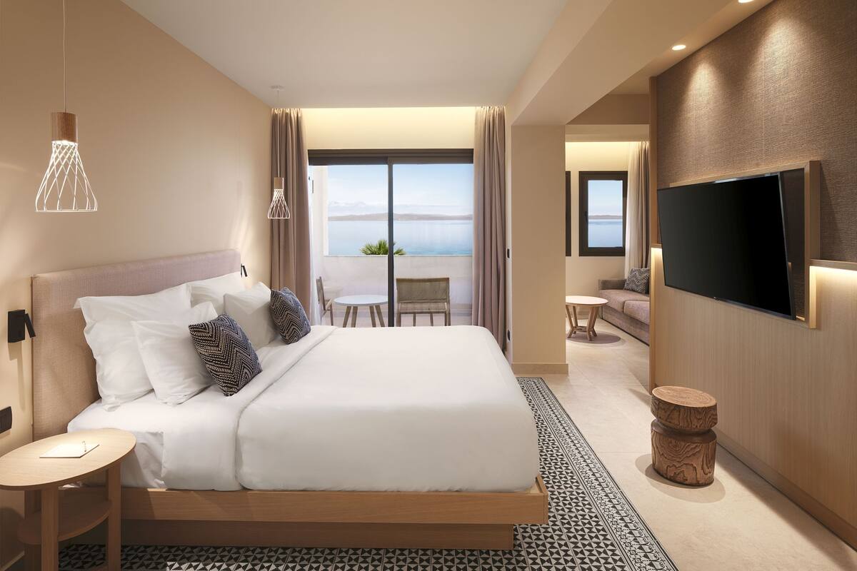 Premium bedding, down duvets, memory-foam beds, in-room safe