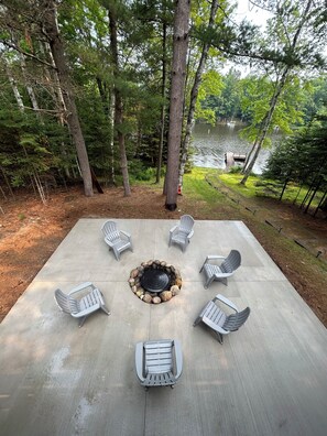 Terrace/patio - Eagle River Home on Chain of Lakes, Private and Close to Restaurants/Night Life (Eagle River)