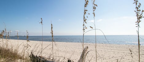 Aan het strand