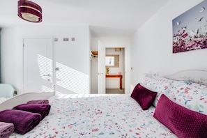 2 bedrooms, iron/ironing board, travel crib, free WiFi