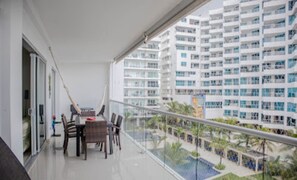 Vue depuis le balcon