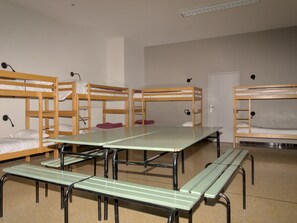 Phòng tập thể, phòng tập thể nam và nữ, phòng tắm dùng chung (Bed in 14-Bed) | Bộ trải giường, có lối đi dành cho xe lăn 