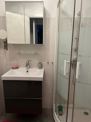 Dusche, Handtücher