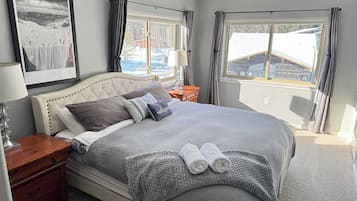 2 bedrooms, iron/ironing board, travel crib, WiFi