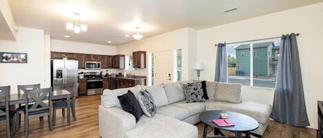 TV connectée, cheminée