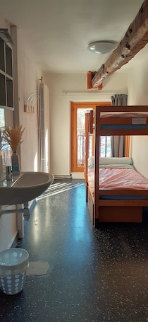 Private Room 2 Beds | Blackout drapes, soundproofing, free WiFi, bed sheets