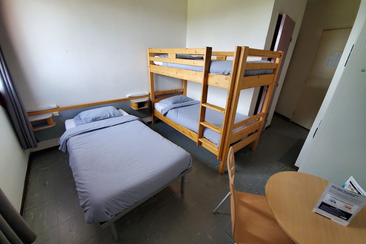 Blackout drapes, iron/ironing board, free WiFi, bed sheets