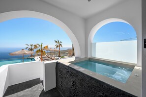 Aqua Suite outdoor hot tub with Sea View | Insonorización, wifi gratis y ropa de cama 