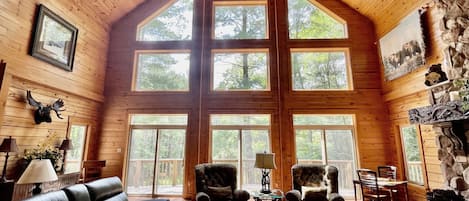 Smart TV, chimenea, videojuegos y libros