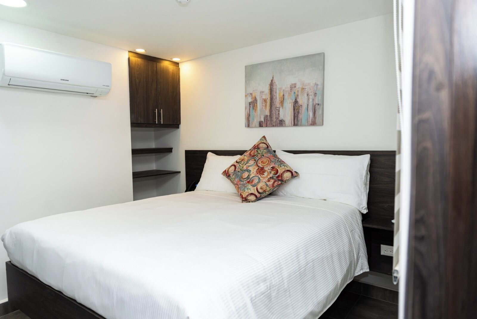 Premium bedding, Select Comfort beds, blackout curtains