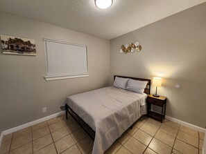 2 bedrooms, bed sheets