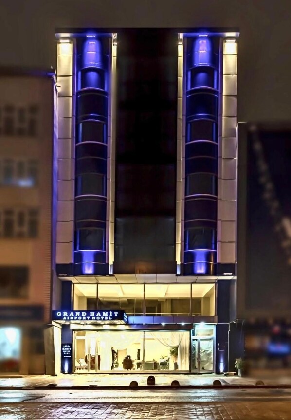 Voorkant van accommodatie