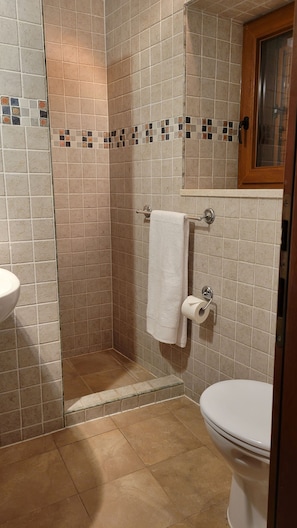 Shower, towels - Stunning Croatian Villa with a Private Pool on the Dalmation Coast (Viganj)