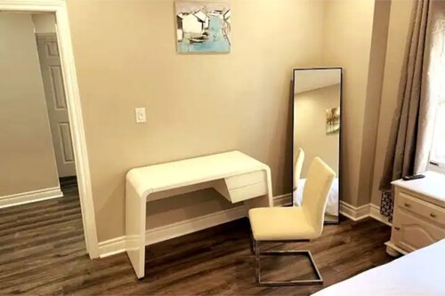 King Bed, Superb Bamboo Mattresses, 2 Car Parking