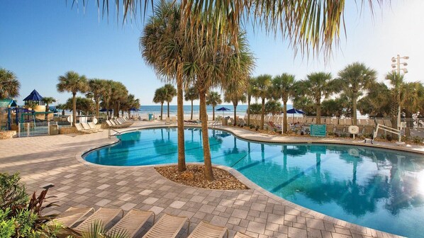Indoor pool, outdoor pool