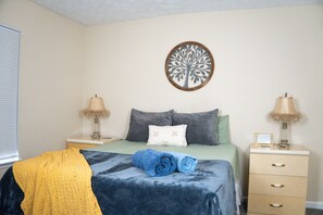 2 habitaciones, wifi gratis y ropa de cama 