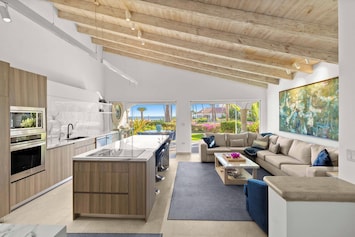 Open concept Kitchen and Living Room