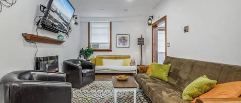 スマートテレビ、暖炉