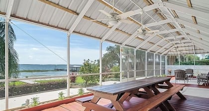Lakefront Home on Lake Placid- Private Beach & Dock