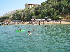 Beach - Pansion Jurko - Superior Double Room with Balcony and Sea View (Pag)
