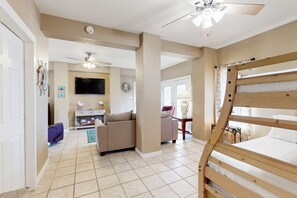 3 bedrooms, iron/ironing board, Internet, bed sheets - Cute dog-friendly home near the beach with pool, deck, patio, & outdoor shower (Port Aransas)