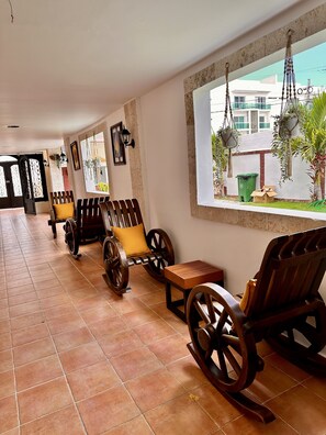 Façade de l’hébergement