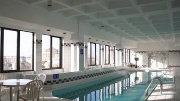 Indoor pool, outdoor pool