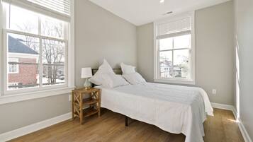 2 slaapkamers, een bureau, gratis wifi, beddengoed