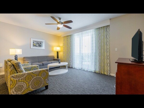 TV, video games, DVD player, stereo