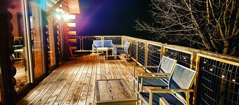 Spacious Log Cabin with Valley Views & ATV Trails Access