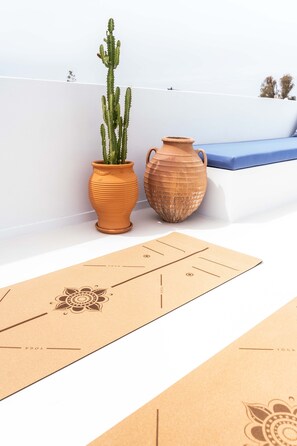 Property grounds - Cavos Paros Boho Rooftop Apt: Sea Views, Yoga Deck (Paros)