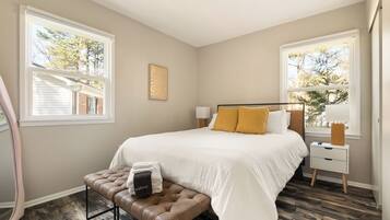 5 makuuhuonetta, työpöytä, silitysrauta/-lauta, ilmainen Wi-Fi