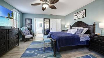 3 bedrooms, desk, iron/ironing board, free WiFi