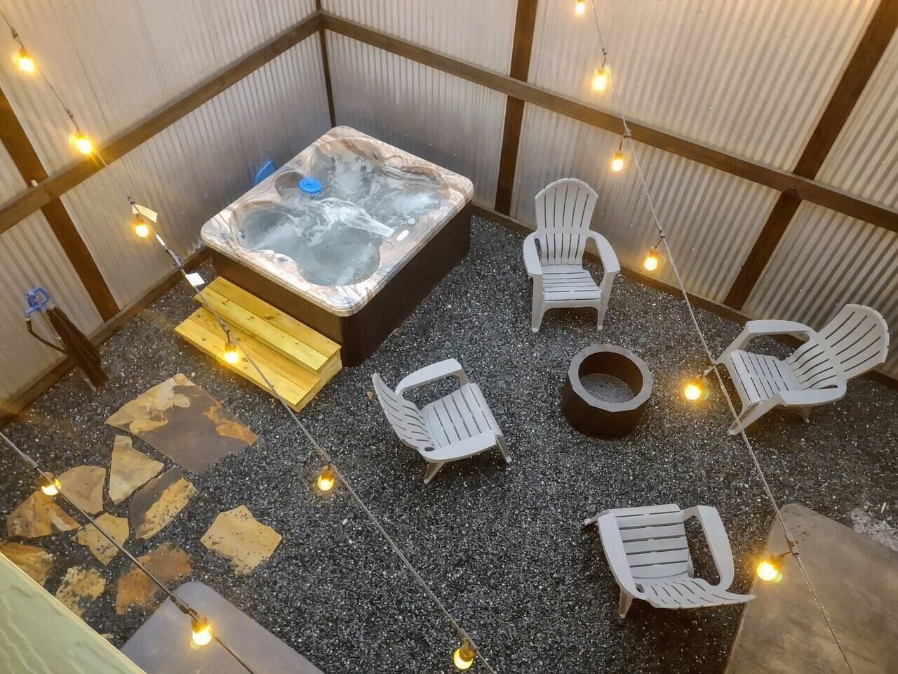 Bain à remous extérieur