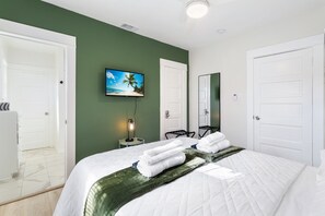 3 soveværelser, skrivebord, strygejern/strygebræt, Wi-Fi