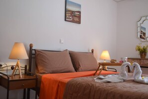2 dormitorios, tabla de planchar con plancha, wifi y ropa de cama