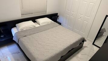 2 bedrooms, in-room safe, iron/ironing board, WiFi