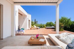 Terrace/patio - Scent Blue Sea Cottage - Blue Sea Cottage (Menfi)