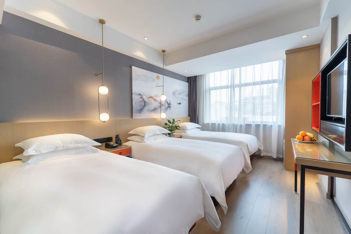 Tripla Comfort | Biancheria da letto di alta qualità, copriletto in piuma, minibar