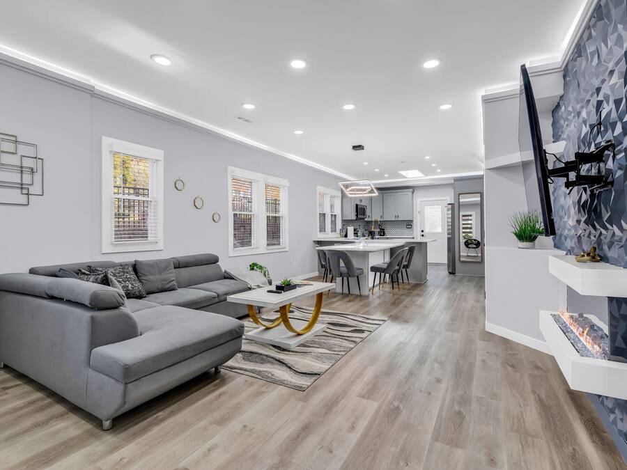 Comfort-talo, 3 makuuhuonetta, terassi | Olohuone | Taulutelevisio, Netflix, suoratoistopalvelut