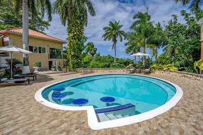 Luxury Master Penthouse Suite w Jacuzzi Sauna Staff Private Beach - 15 M Airport