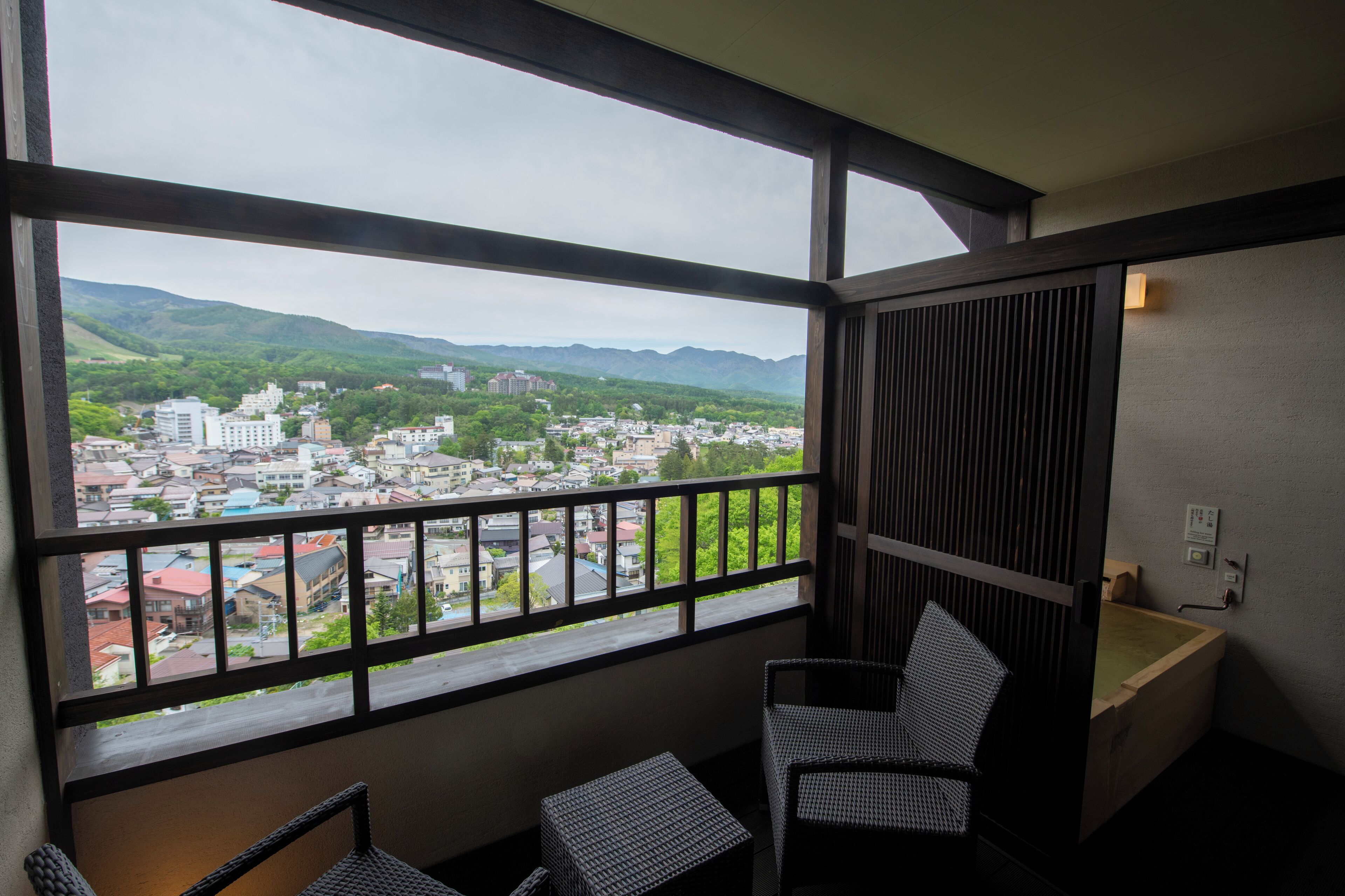 部屋からの景観